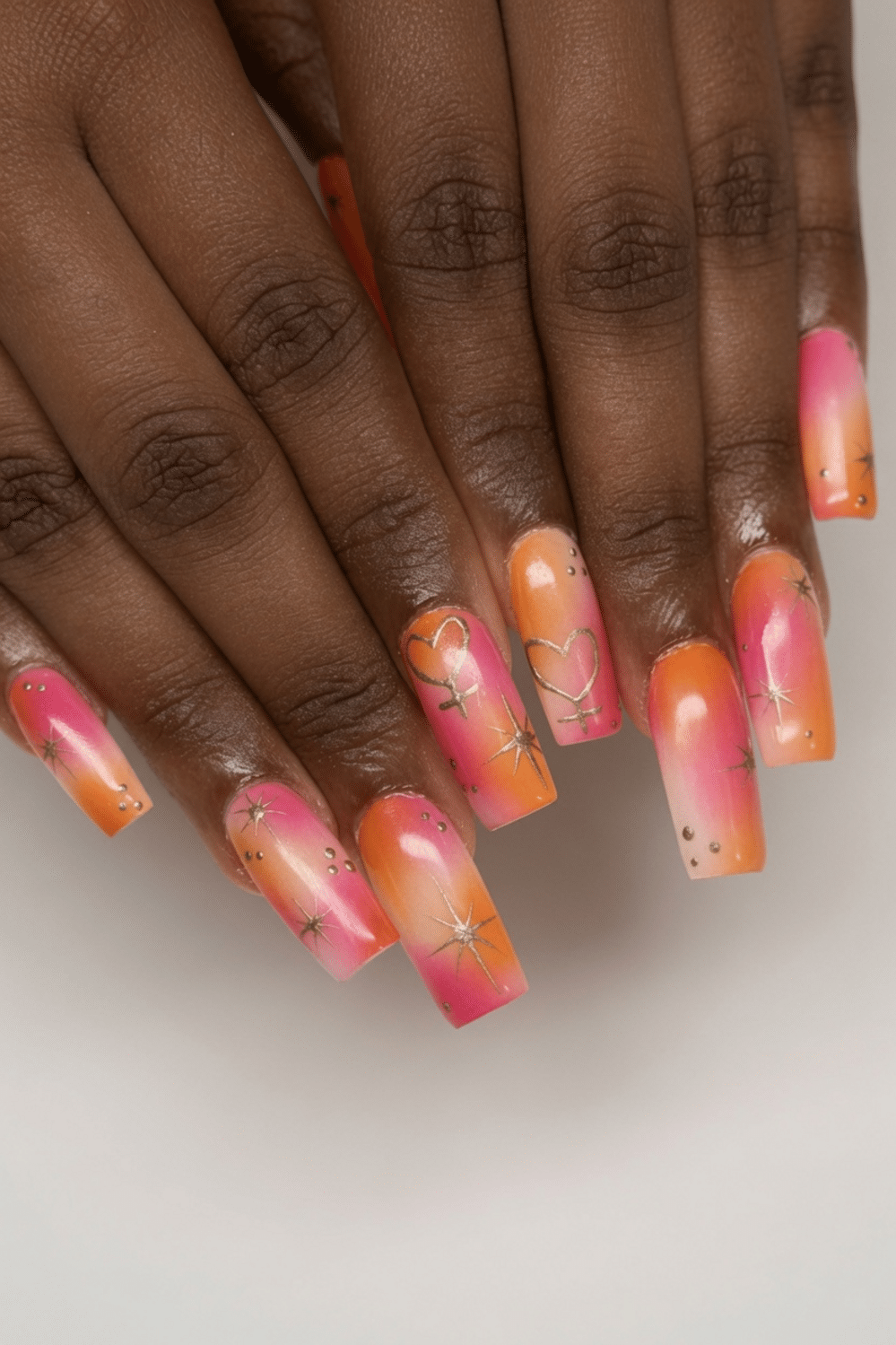 funky colorful nails