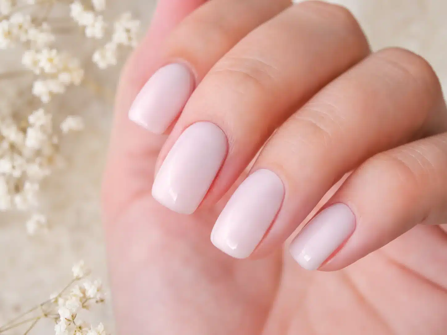 Milky Nude Nail Polish: 10 Soft Shades and Glossy Ideas 10 Soft pink milky nude nails