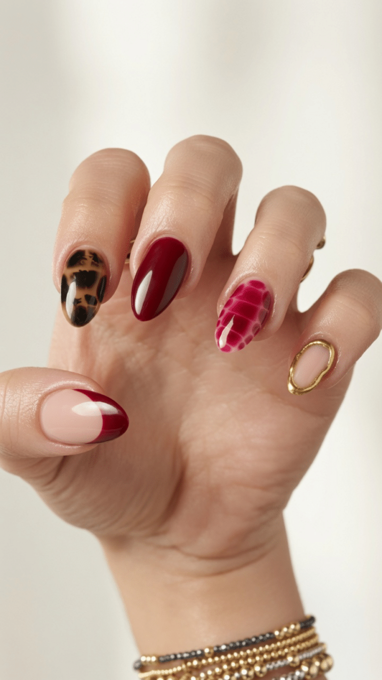 almond nail inspo