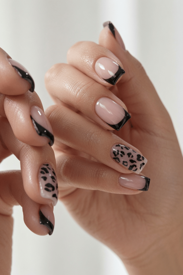 french tip nails