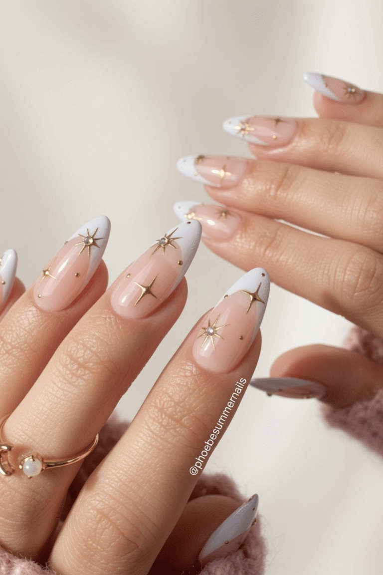 french tip nails
