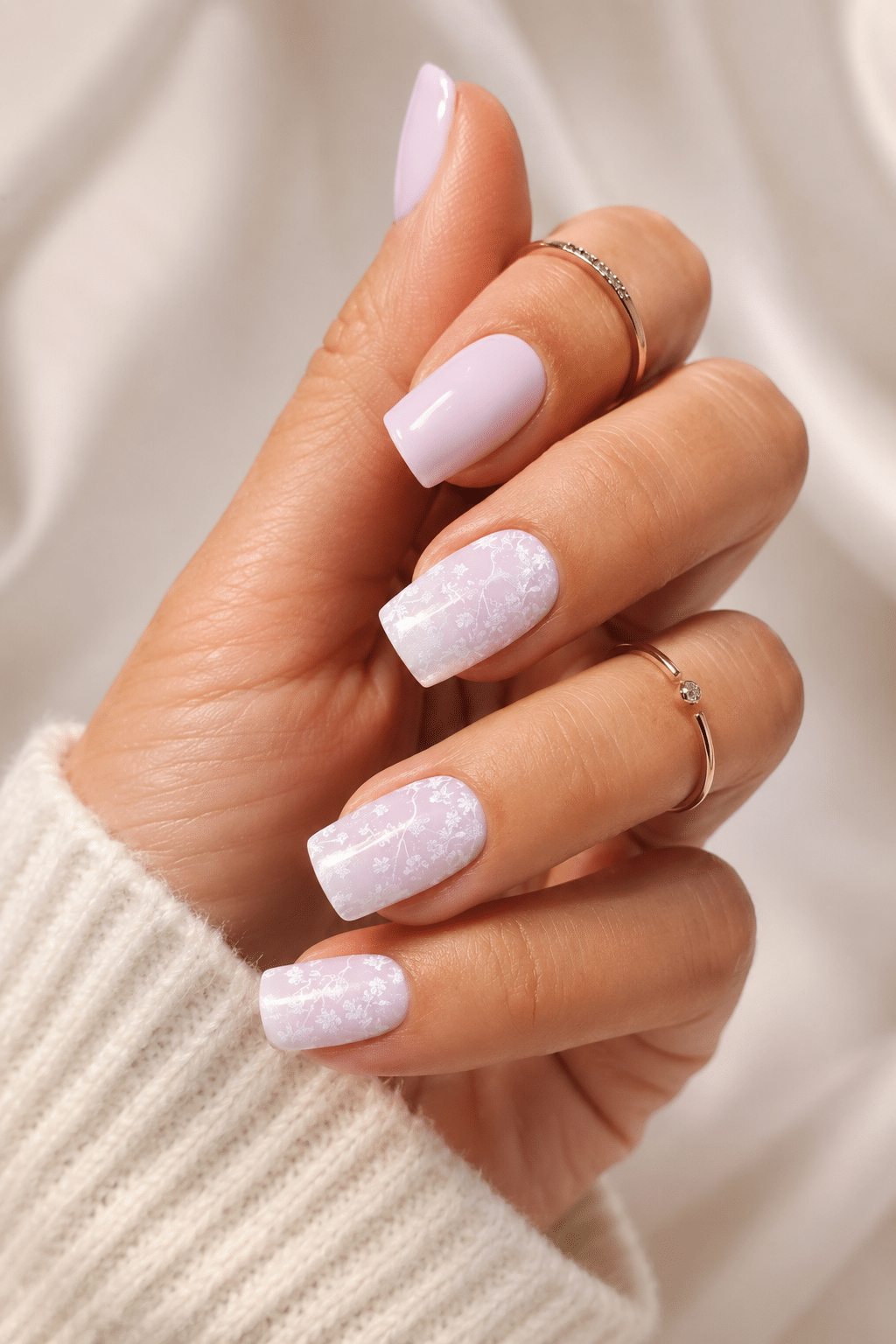 Clean milky cute summer nails 2026 with glossy natural manicure finish