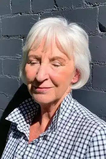 Short Hairstyles for Women Over 70 With Fine Hair - Cropped Bob With Wispy Bangs Hairstyle