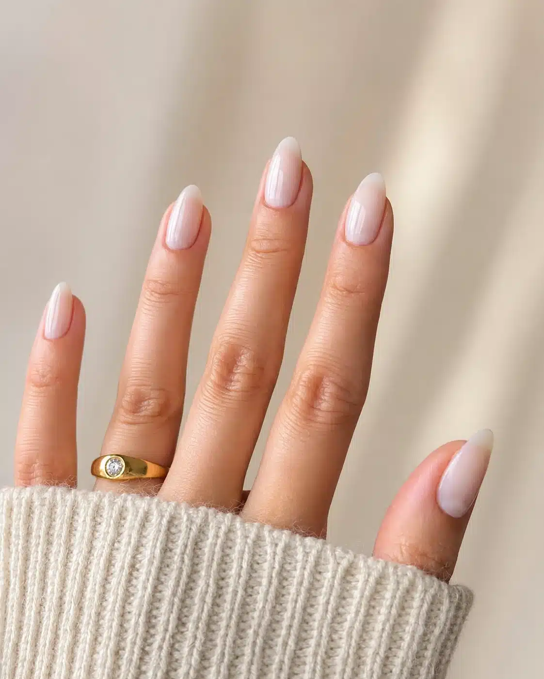 Best Milky White Nail Polish: Sheer White Shades for a Clean Manicure 8 Long almond milky white nails with a soft clean finish