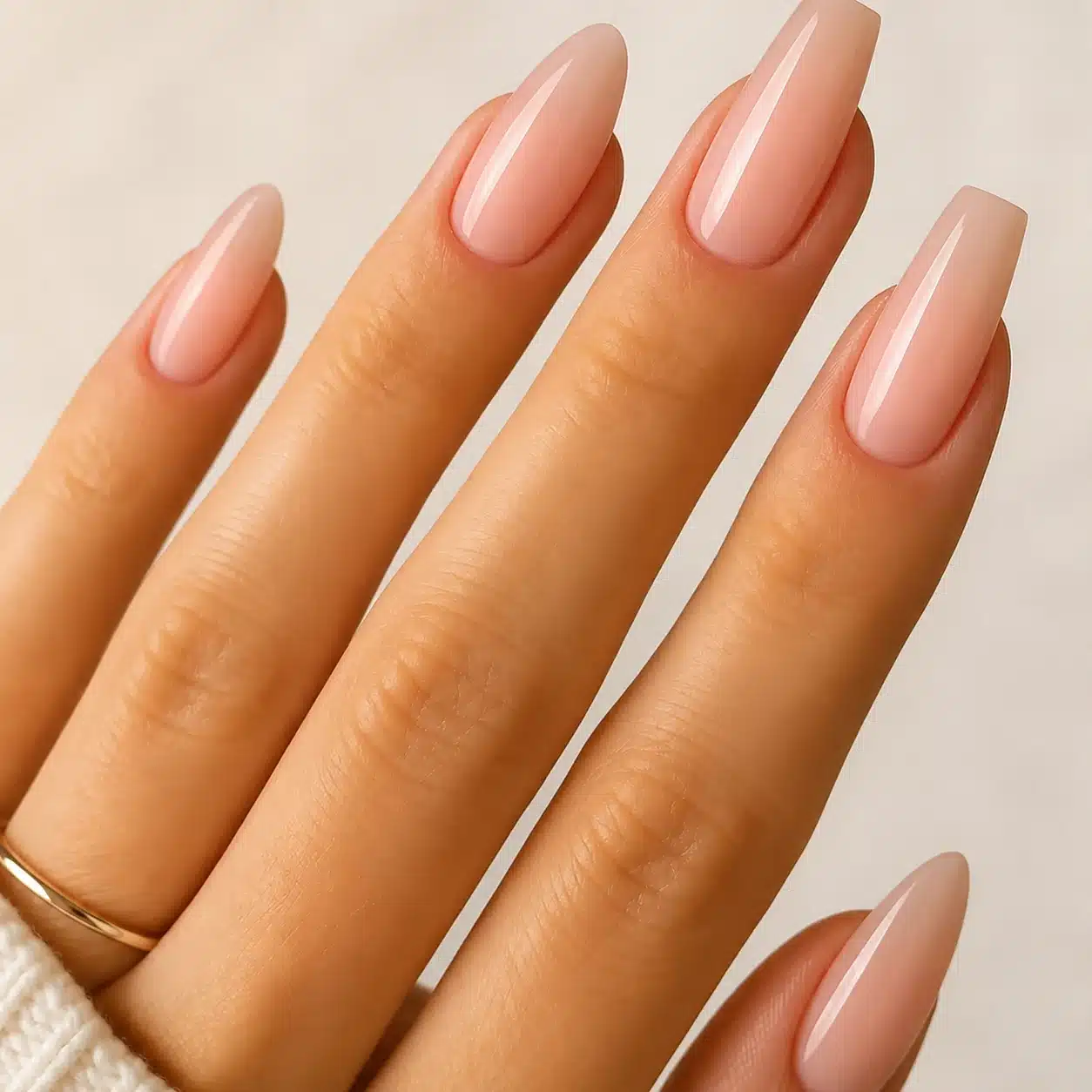 Almond vs Coffin Nails: Which Shape Is Right for You? 5 Long almond nails with gradual taper