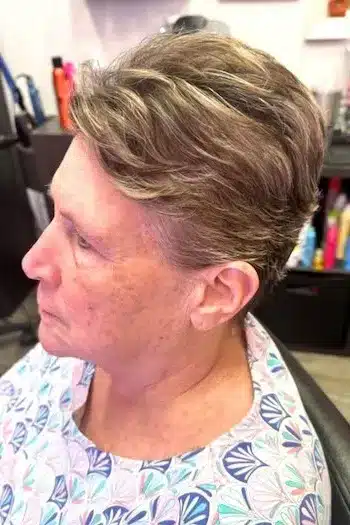 Feathered Pixie With Fine Highlights