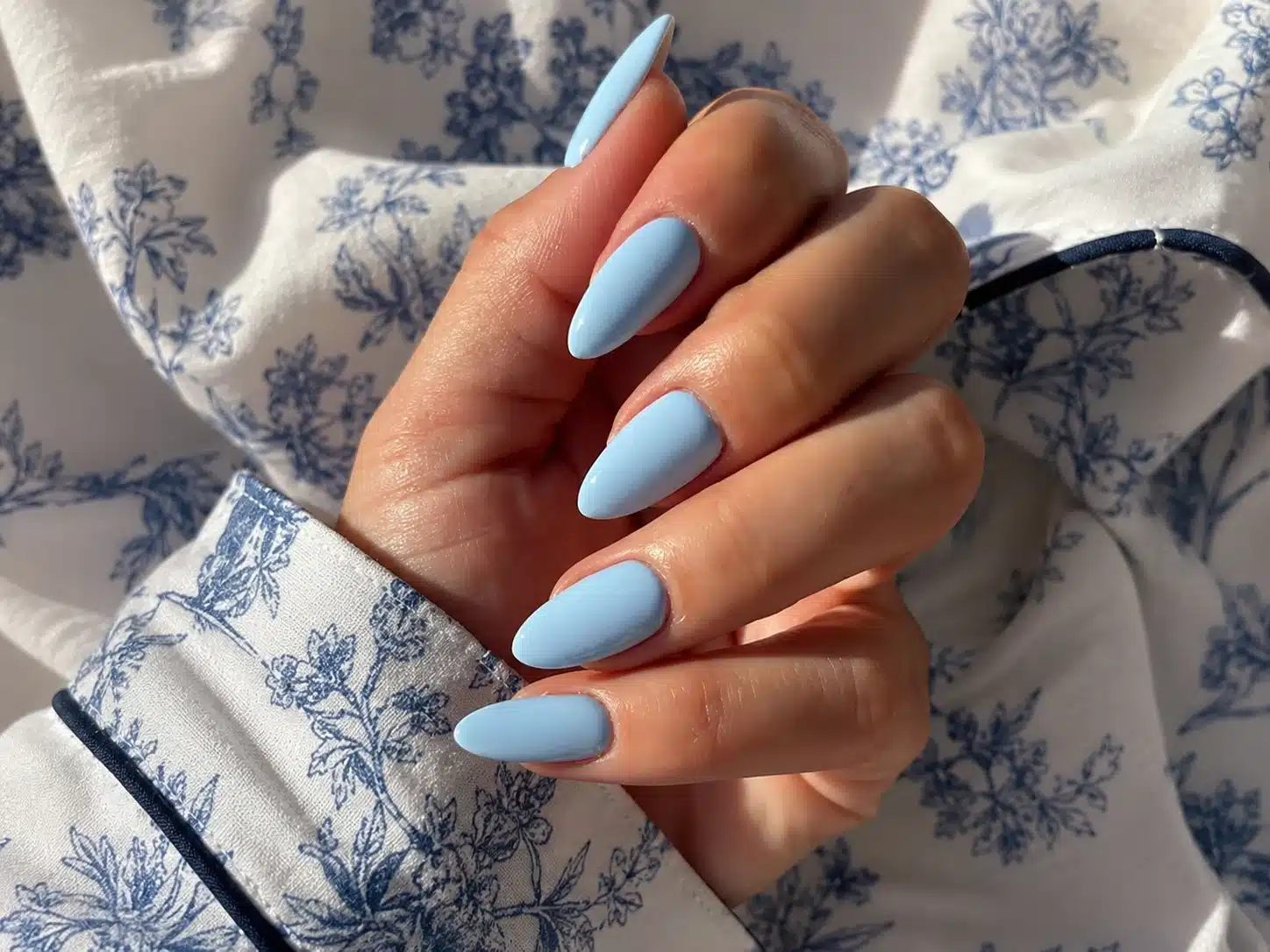 Milky Nail Polish 10 Milky Blue Nail Polish: 10 Soft Manicure Ideas to Try