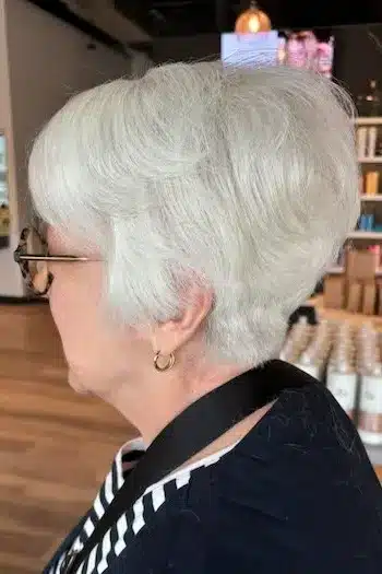 Rounded Pixie With a Supported Back