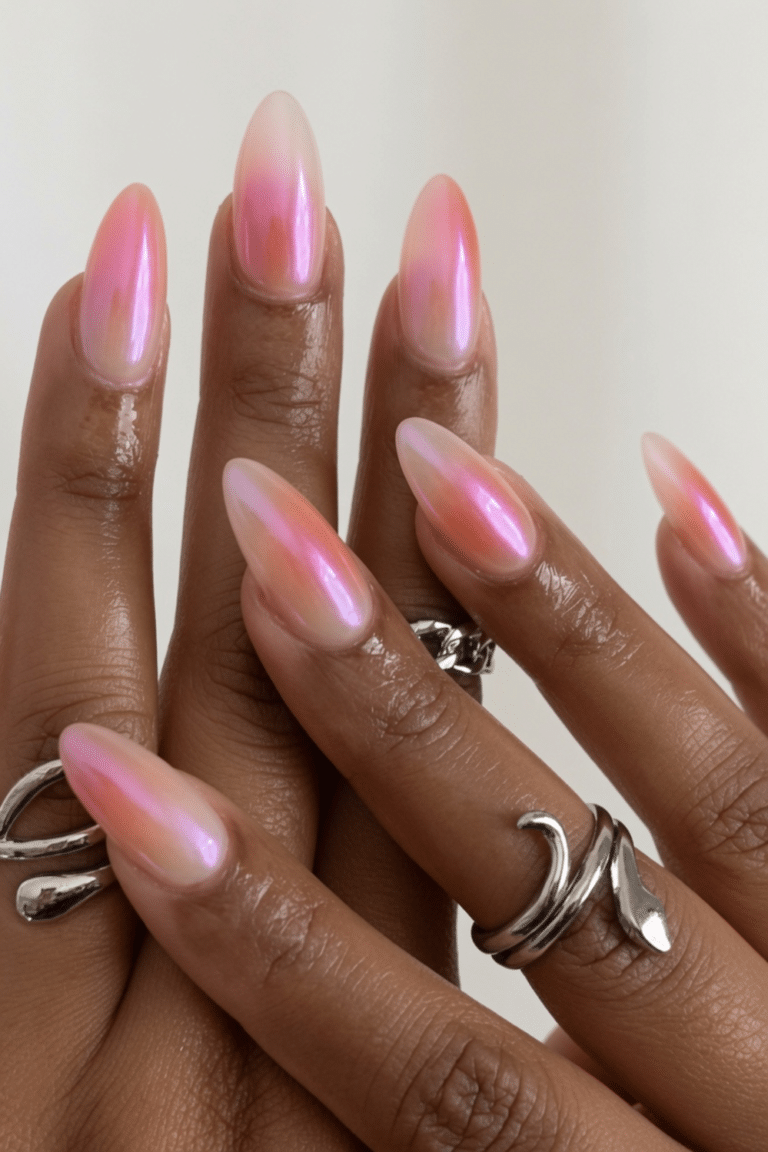 pink nails