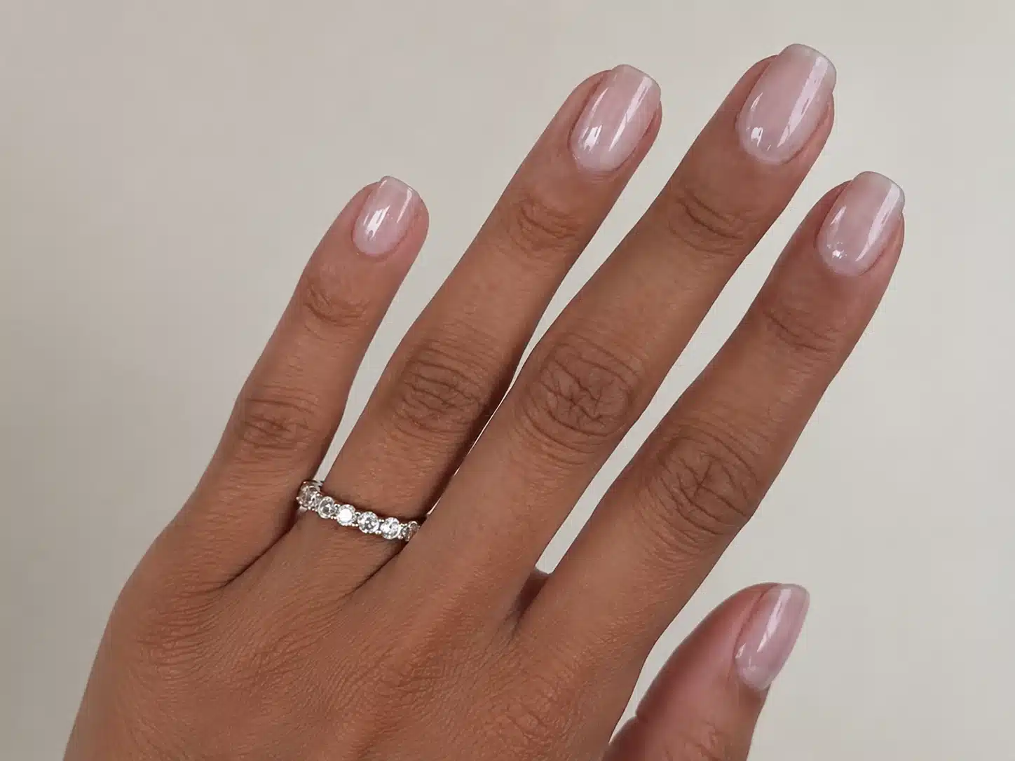 Sheer Milky Nail Polish: Shades, Application Tips, and Chic Ideas 3 Natural nails finished with translucent milky polish