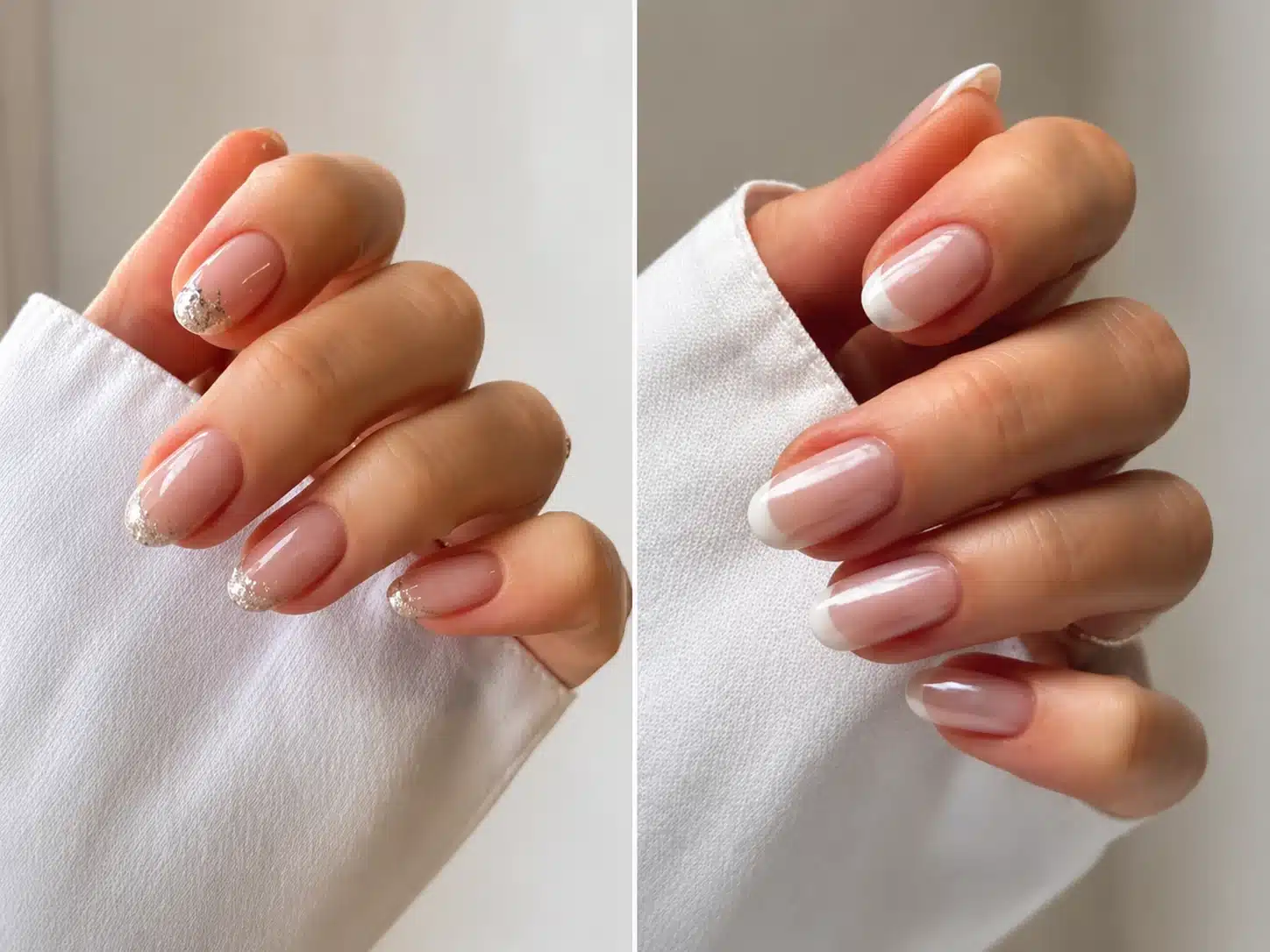 Sheer Milky Nail Polish: Shades, Application Tips, and Chic Ideas 2 Sheer milky pink nails with a glossy finish