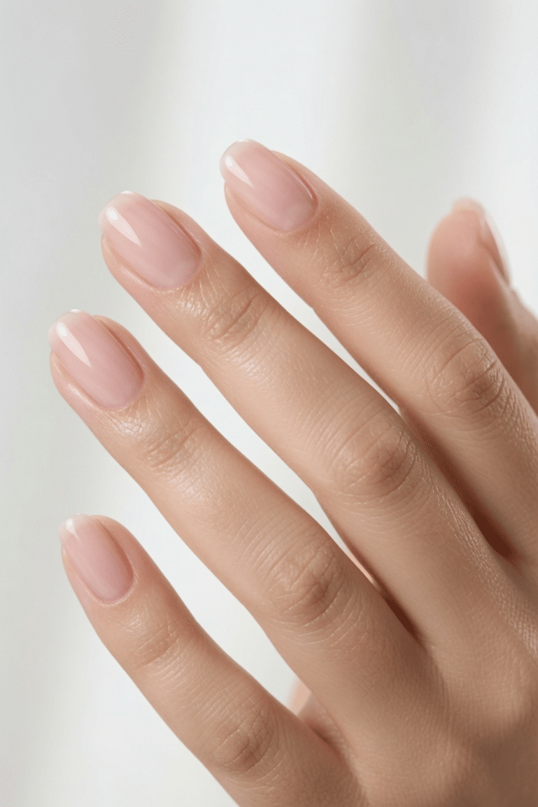 soft chrome nail inspo