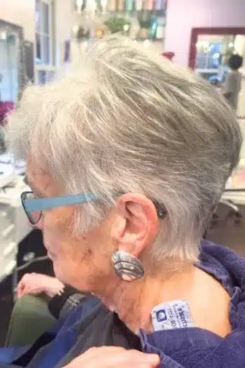 Short Hairstyles for Women Over 70 With Fine Hair - Short Feathered Pixie Hairstyle
