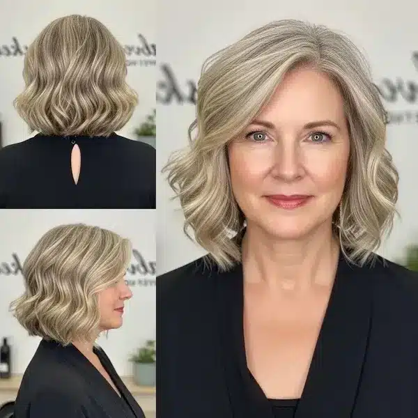 32+ Hairstyles For Women Over 50 With Fine Hair 20 Hairstyles For Women Over 50 With Fine Hair - Soft Wavy Bob