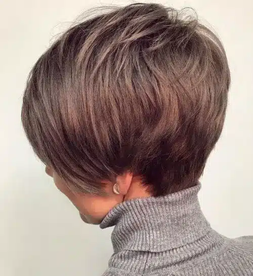 Feathered Hairstyle For Short Thin Hair