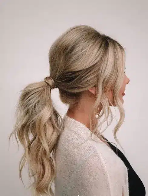 Volume-Packed Ponytail — wedding hairstyles for brides with long hair