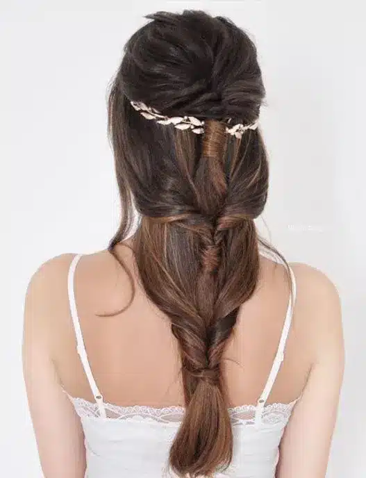 Grecian Goddess Braid — wedding hairstyles for brides with long hair