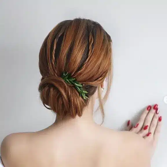 Simple Low Bun — wedding hairstyles for brides with long hair