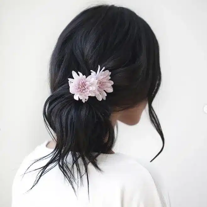 Imperfect Updo — wedding hairstyles for brides with long hair