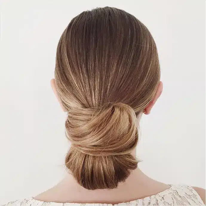 Classic Chignon — wedding hairstyles for brides with long hair