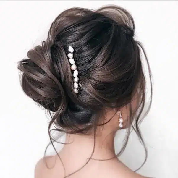 Soft French Twist — wedding hairstyles for brides with long hair