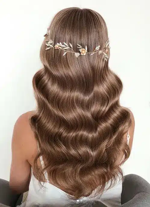 Vintage Hair Vine — wedding hairstyles for brides with long hair