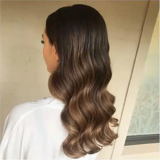 Vintage Glam — wedding hairstyles for brides with long hair