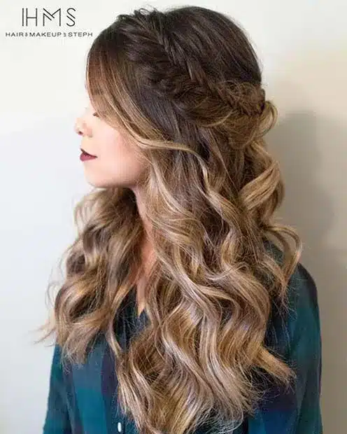 Braid Halo — wedding hairstyles for brides with long hair