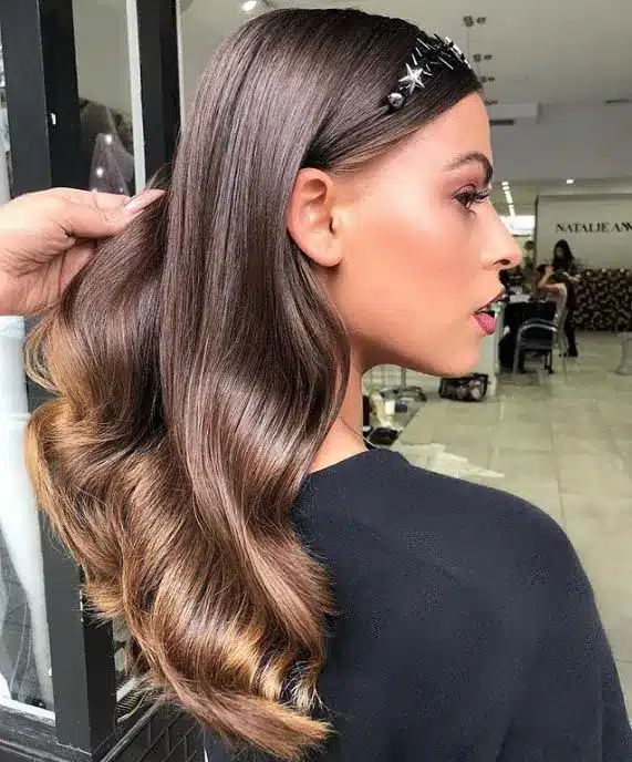 Brushed-Out Waves — wedding hairstyles for brides with long hair
