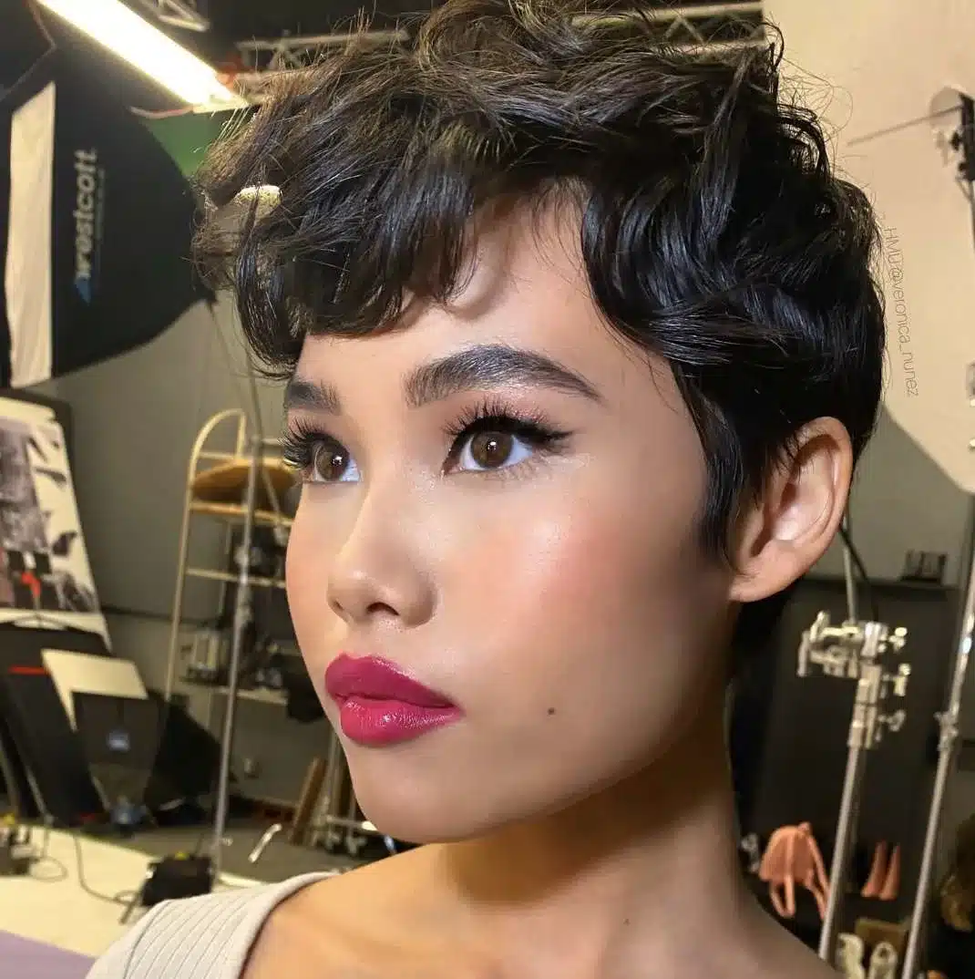 Texture two ways with layered styling, among the 35 short brown hairstyles you'll be seeing everywhere