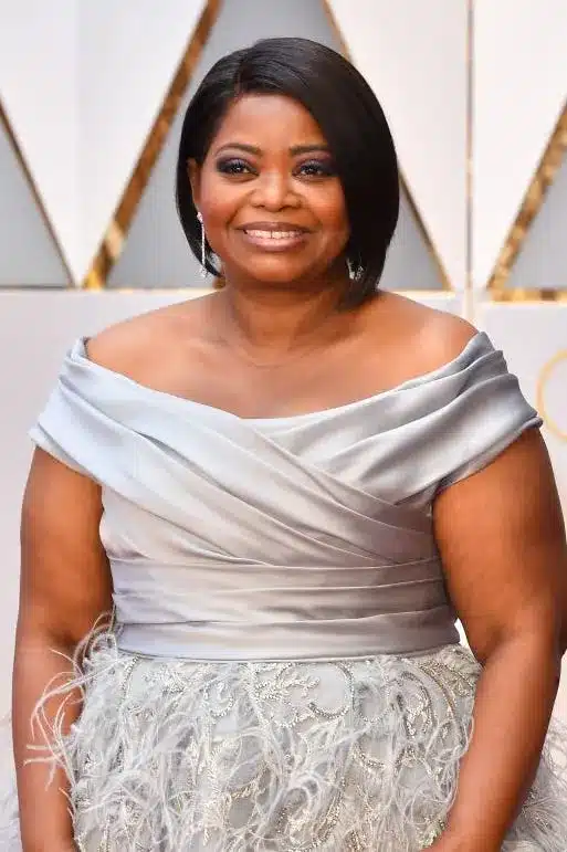 Octavia Spencer with a graduated bob haircut