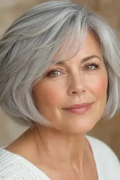 30 short bob haircuts for women over 50 that look youthful 23