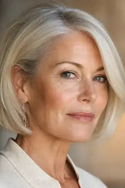 30 short bob haircuts for women over 50 that look youthful 28