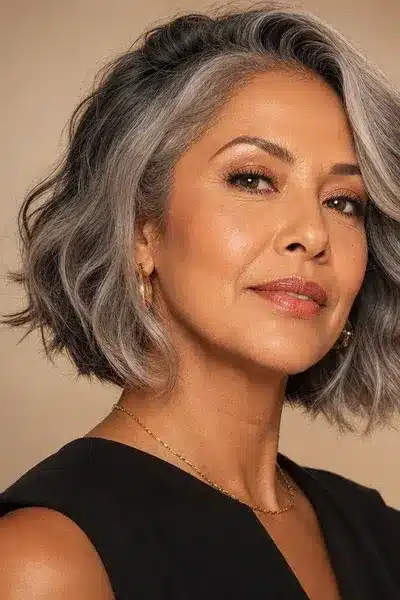 30 short bob haircuts for women over 50 that look youthful 29