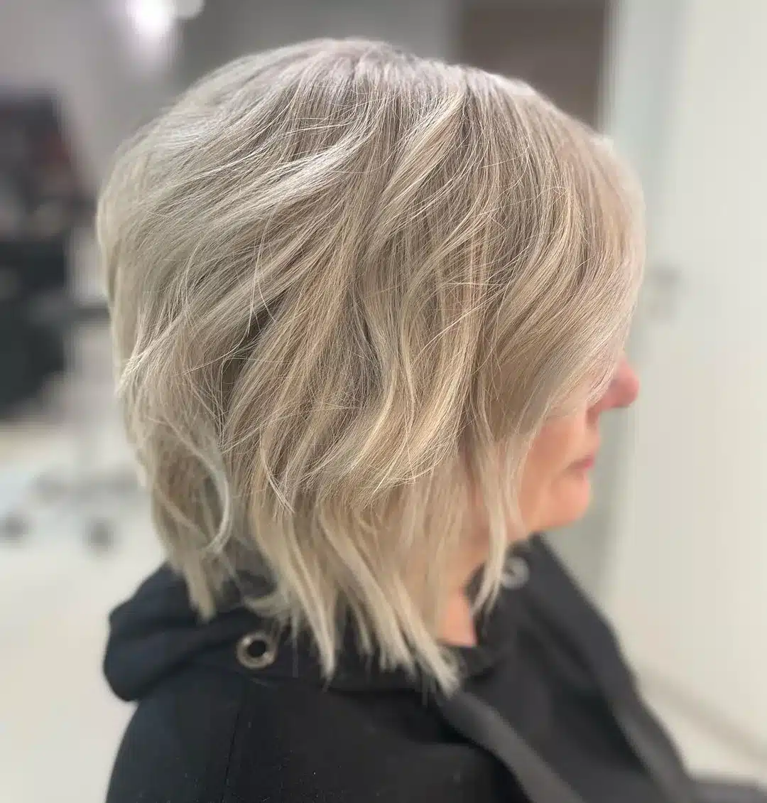30 Trendiest Bob Haircuts for Older Women 30 Long wavy bob style with gray blending