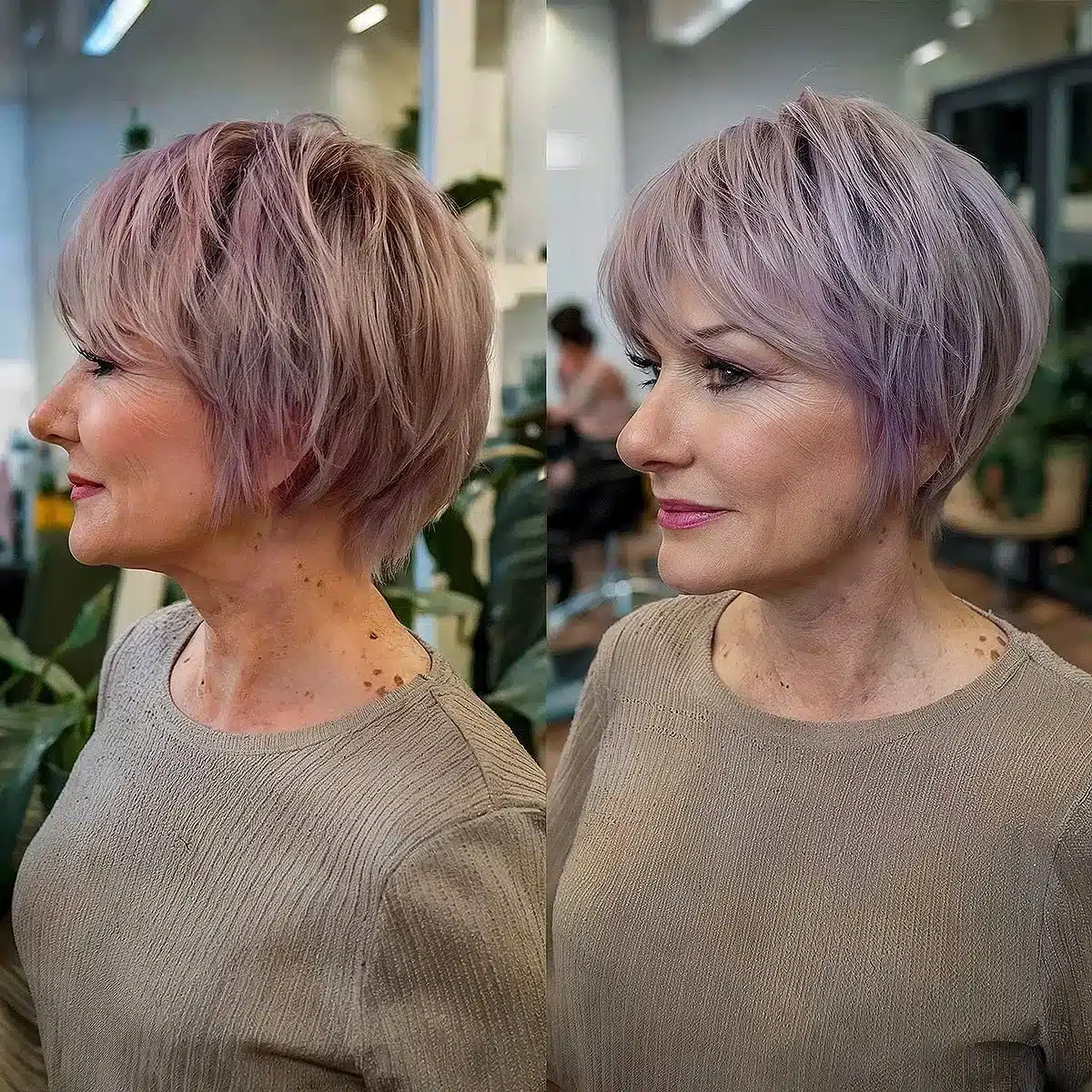 55 modern layered bob haircuts for women over 50 to take years off 17
