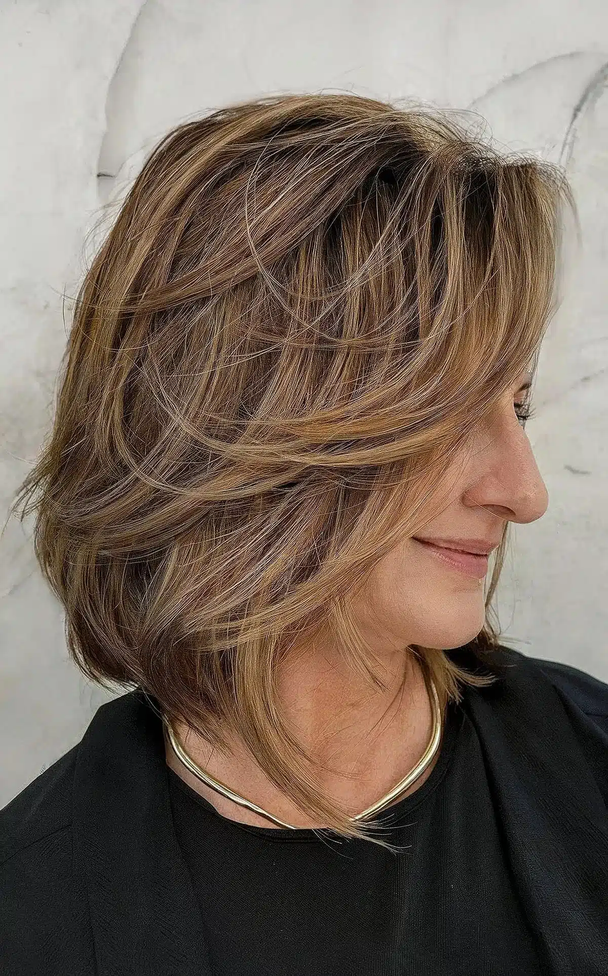 55 modern layered bob haircuts for women over 50 to take years off 26
