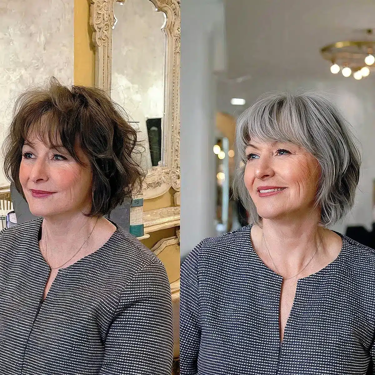 55 modern layered bob haircuts for women over 50 to take years off 30