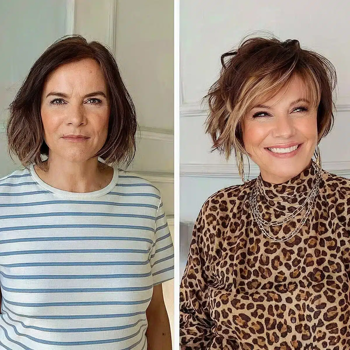 55 modern layered bob haircuts for women over 50 to take years off 36