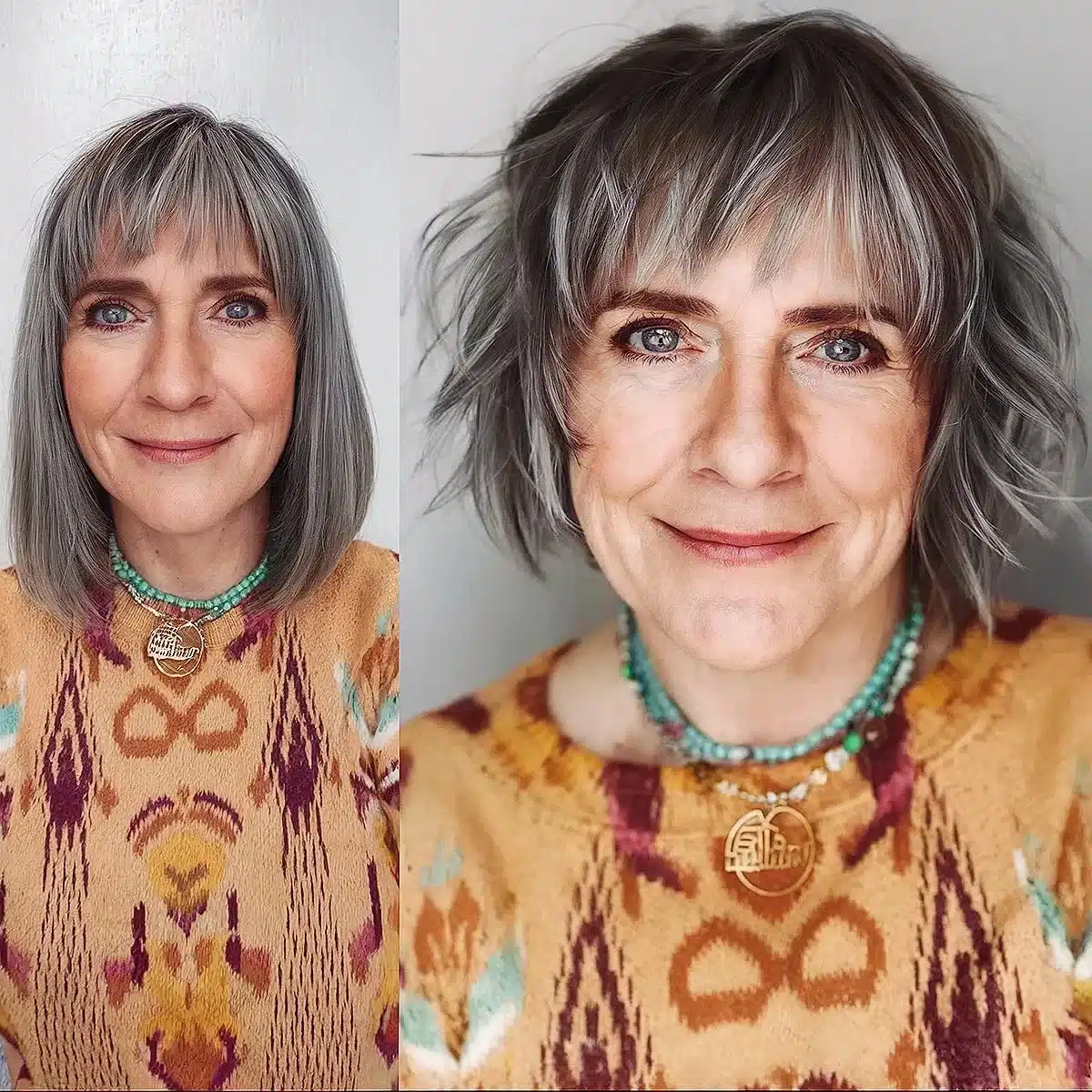 55 modern layered bob haircuts for women over 50 to take years off 45