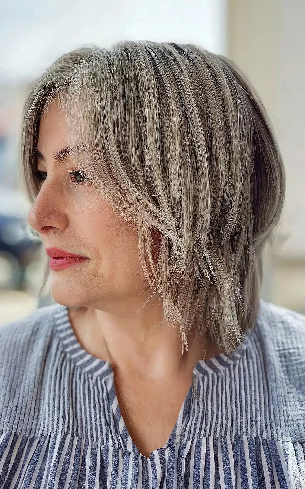 55 modern layered bob haircuts for women over 50 to take years off 46