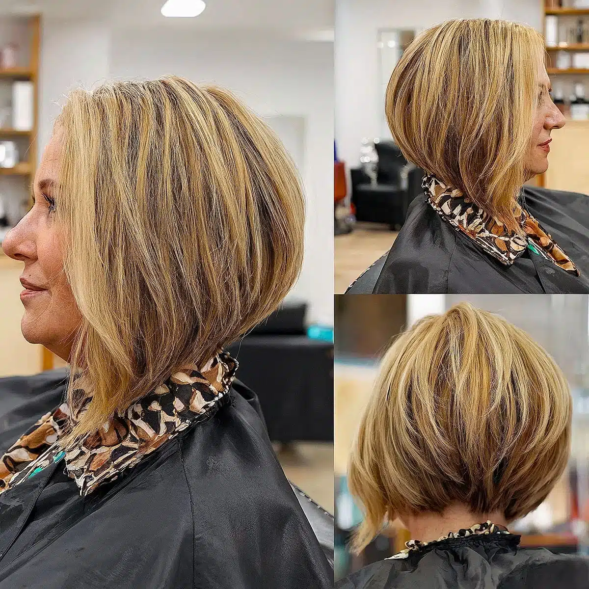55 modern layered bob haircuts for women over 50 to take years off 5