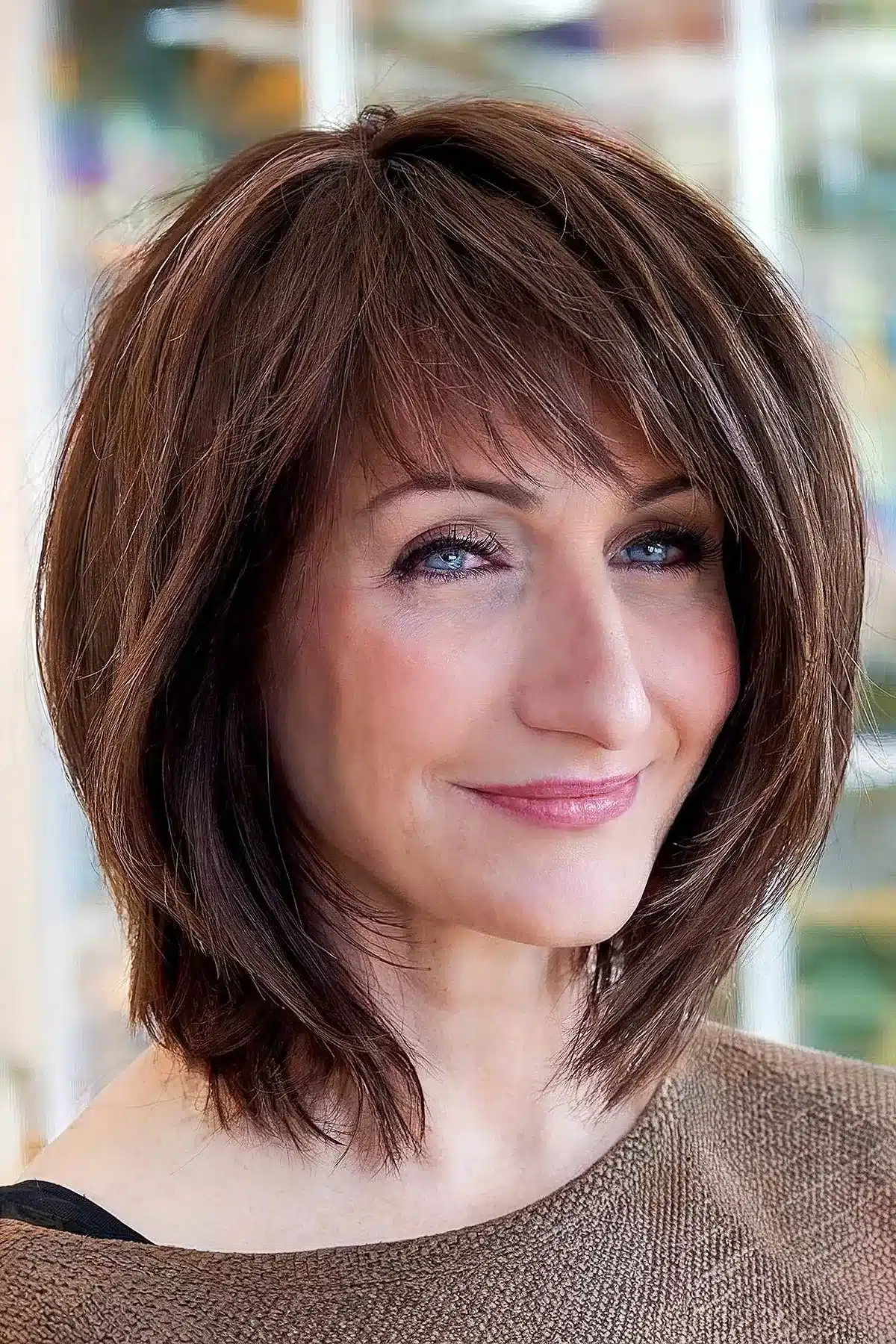 55 modern layered bob haircuts for women over 50 to take years off 54