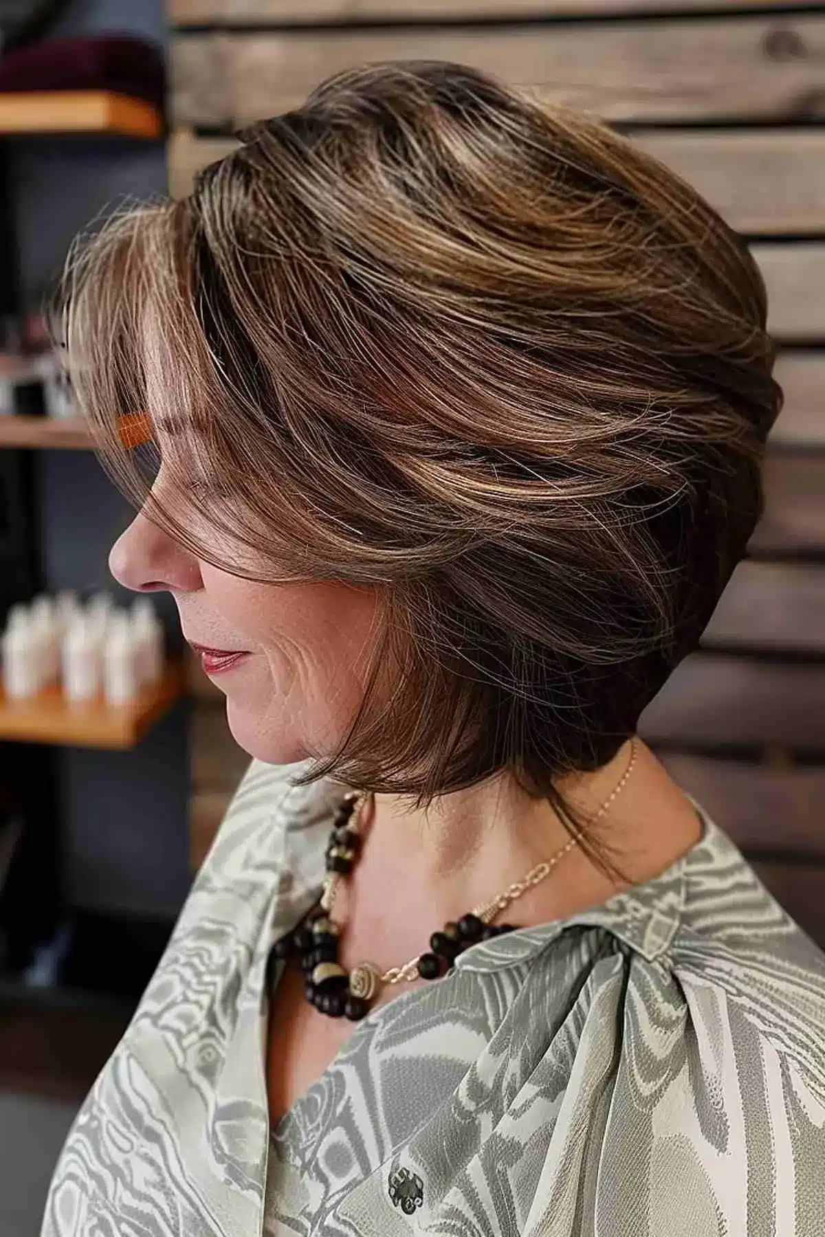 55 modern layered bob haircuts for women over 50 to take years off 6